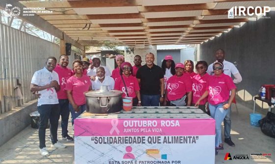 OUTUBRO ROSA: IRCOP PROMOVE ACÇÃO SOLIDÁRIA DE DISTRIBUIÇÃO DE SOPAS